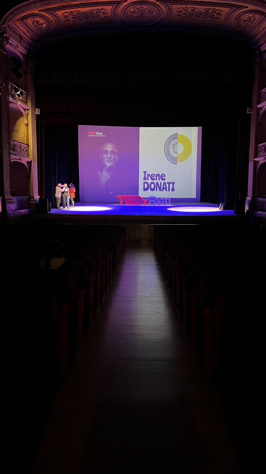 La platea del teatro di Rieti durante il TEDx.
